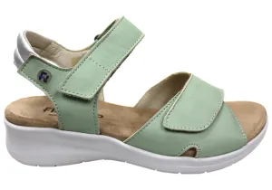 Open Feel Classic Summer Shoes Flex & Go Britney Womens Comfortable Leather Sandals Made In Portugal