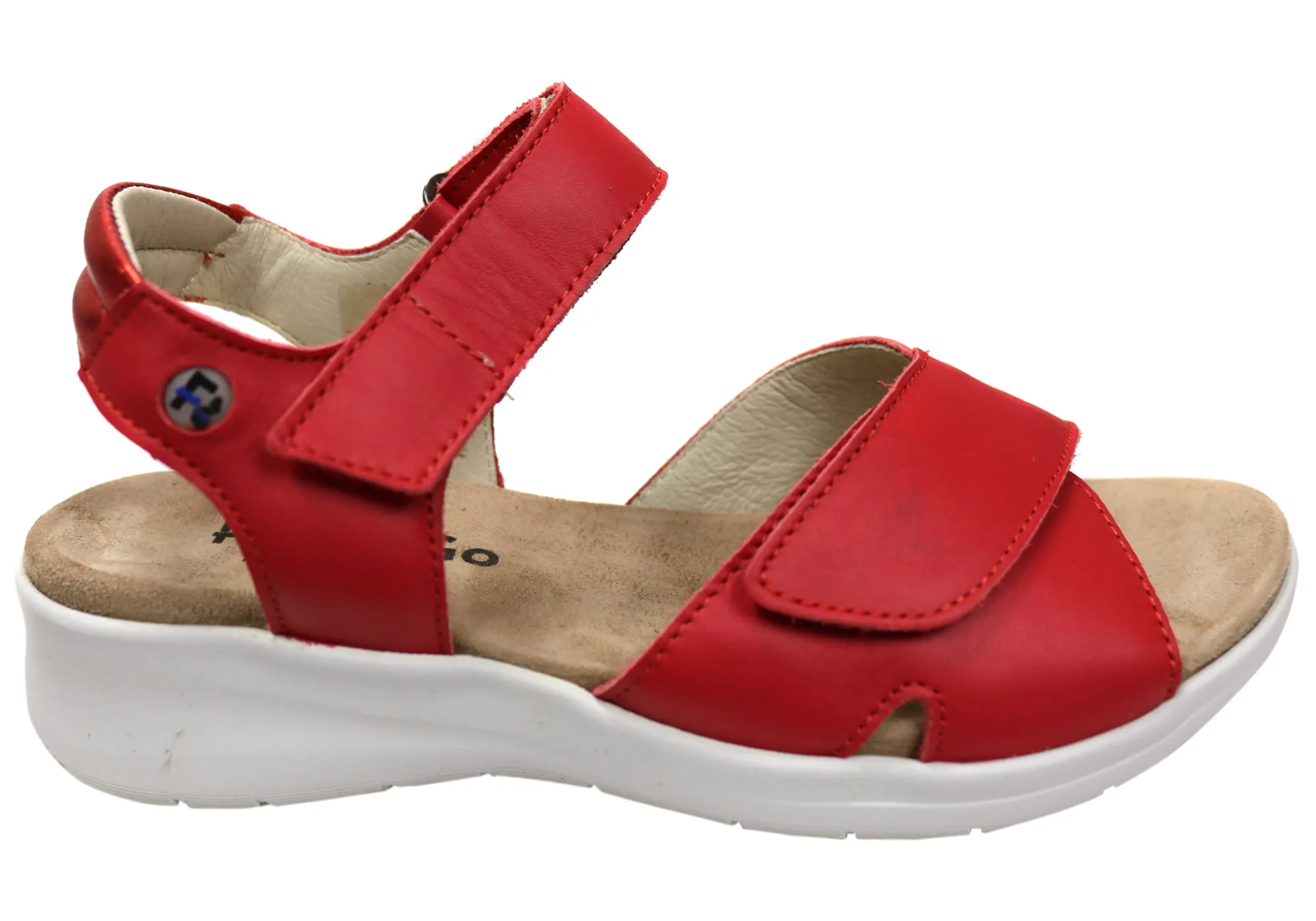 Easy on off Flex & Go Britney Womens Comfortable Leather Sandals Made In Portugal