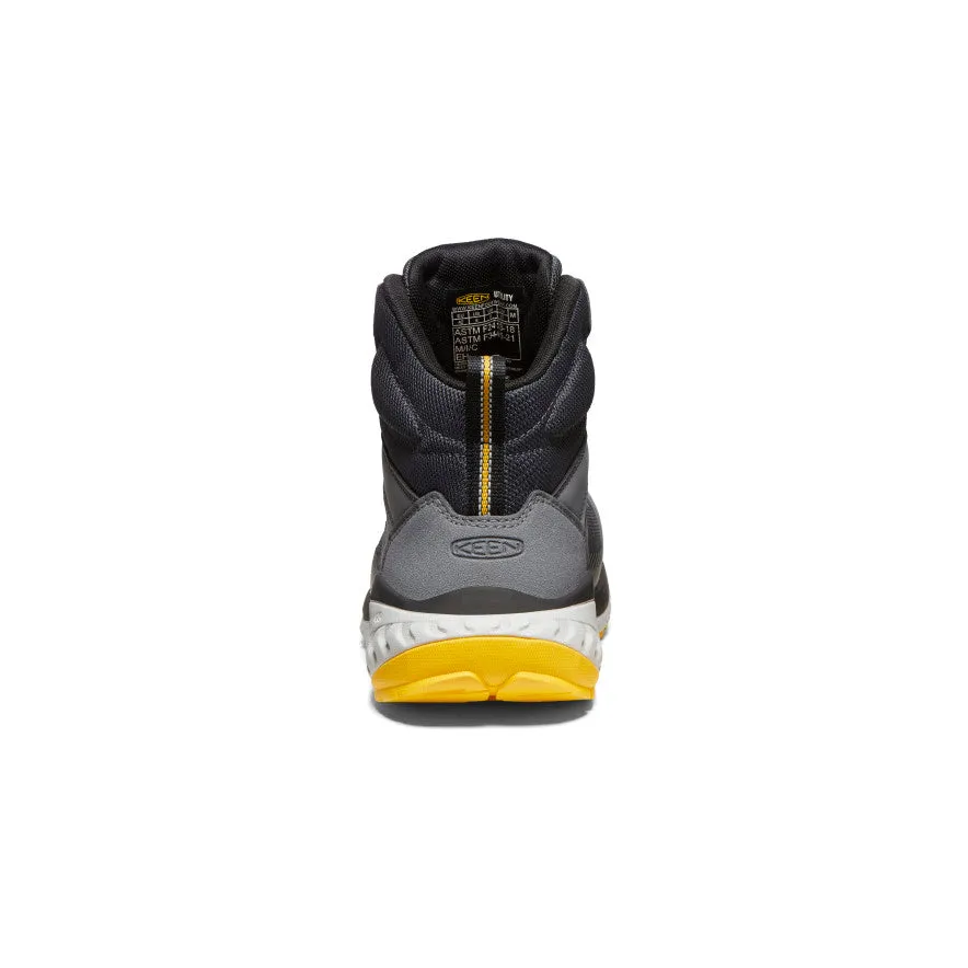 Men's Arvada Mid Work Sneaker (Carbon Toe)  |  Black/Keen Yellow Soldier Fashion Utility