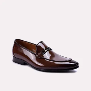 Long Shift city commute Barrett Brown Glossy Slip On Dress Shoes 0111068