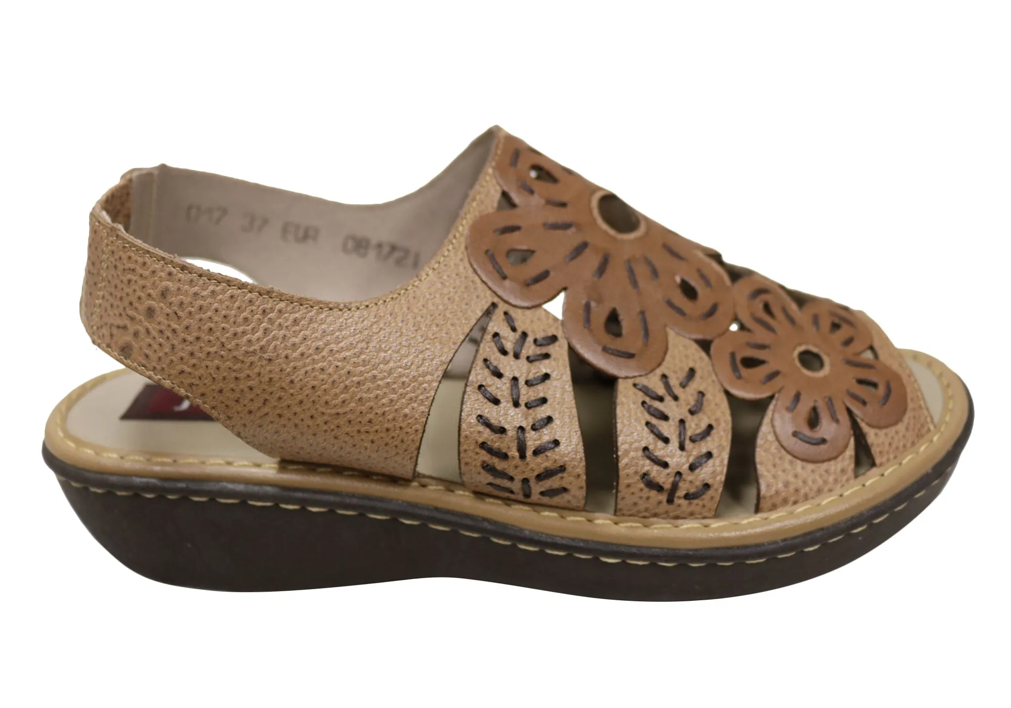J Gean Orchid Womens Comfortable Leather Sandals Made In Brazil Friend Meet Sporty Style