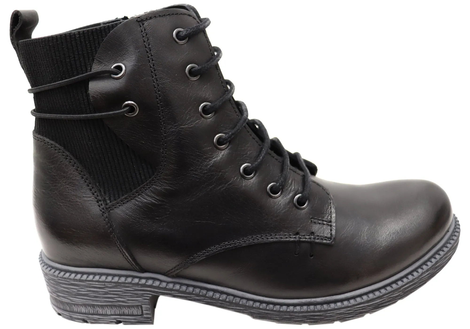 Orizonte Jaquel Womens European Comfortable Leather Ankle Boots Comfortable Padding Versatile Design
