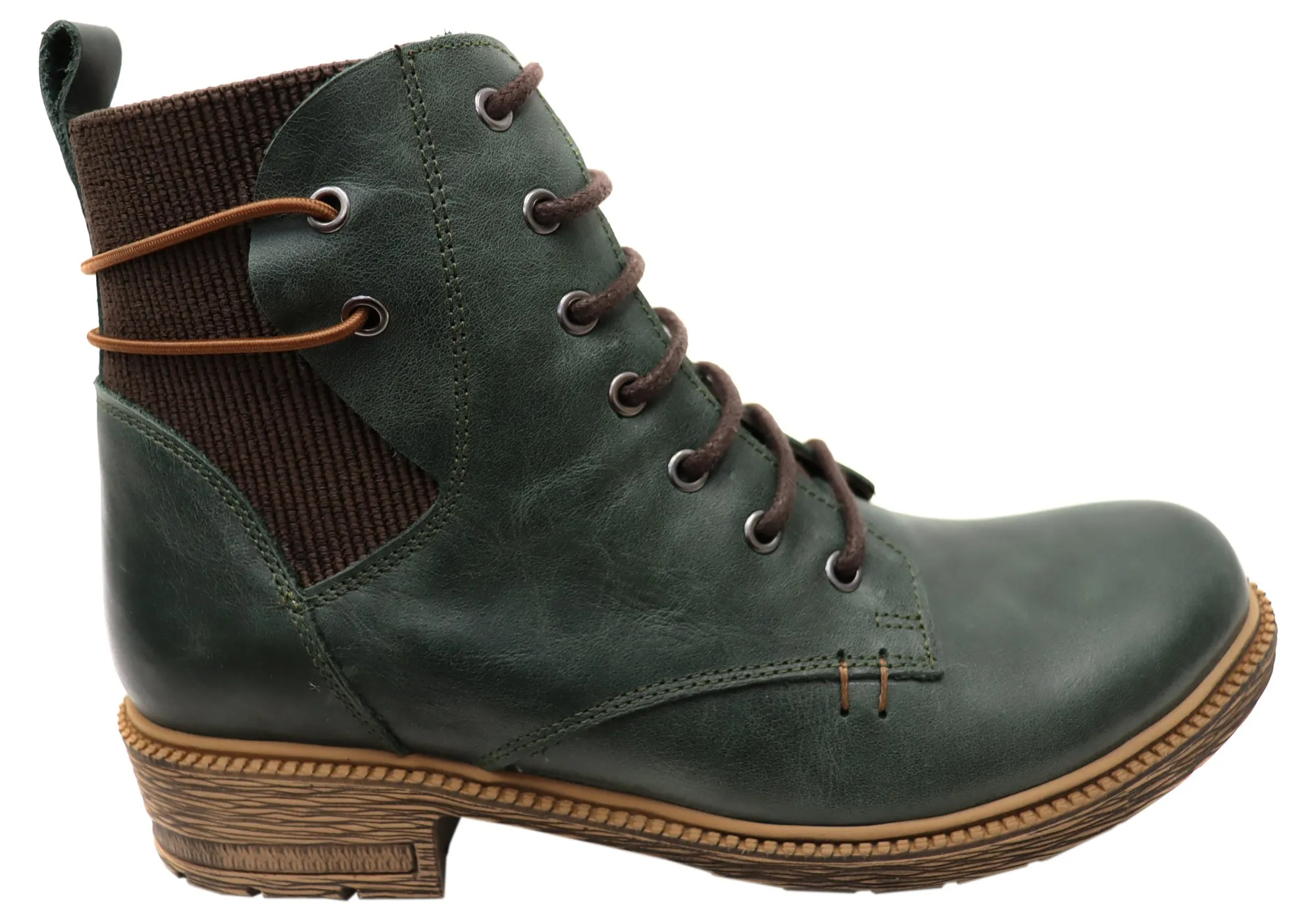 Orizonte Jaquel Womens European Comfortable Leather Ankle Boots Shock Absorbing Morning Walk Shock Absorbing Daily Walks