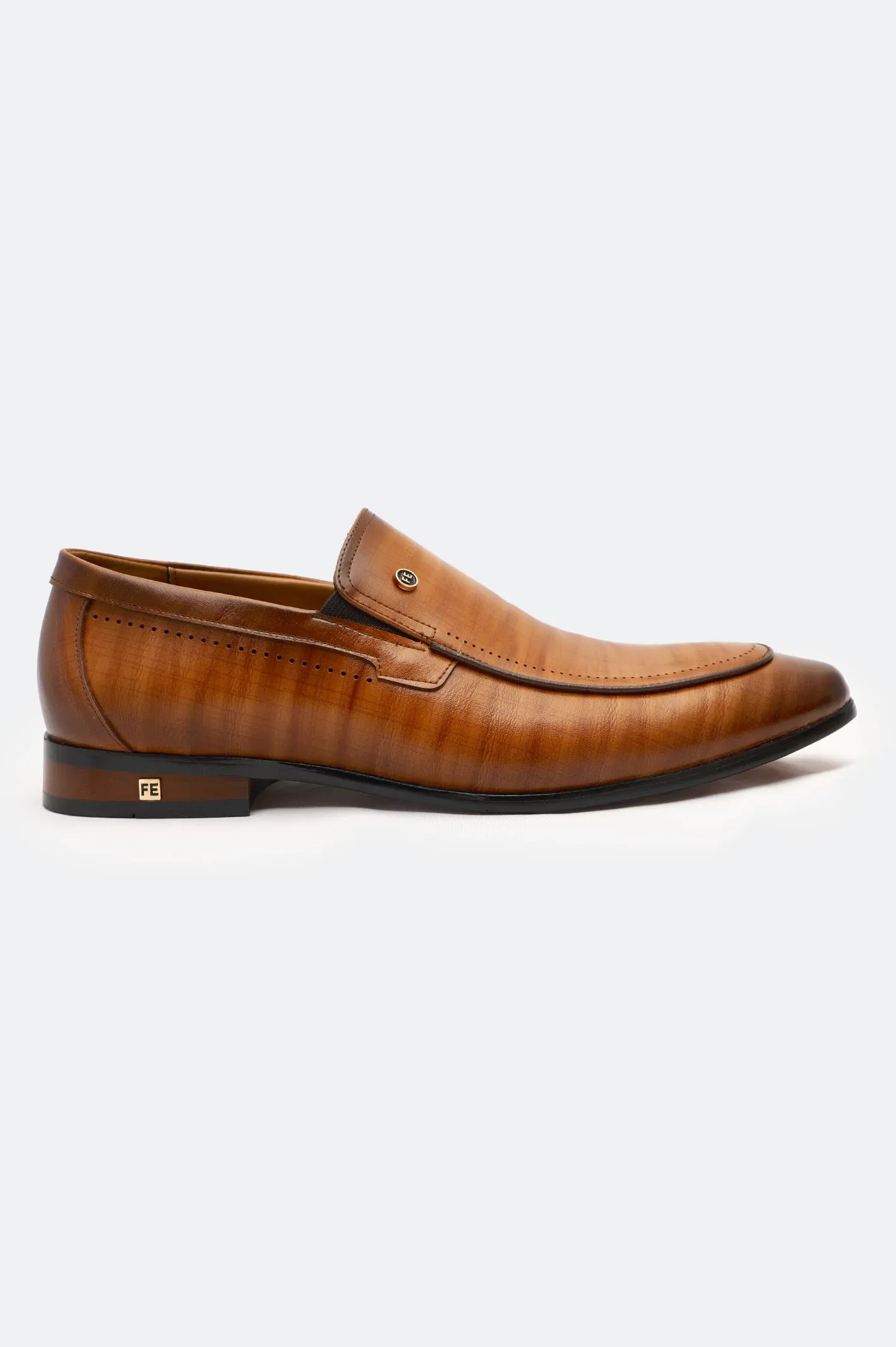 Comfort Fit Low Tone Brown Formal Moccassins Shoes