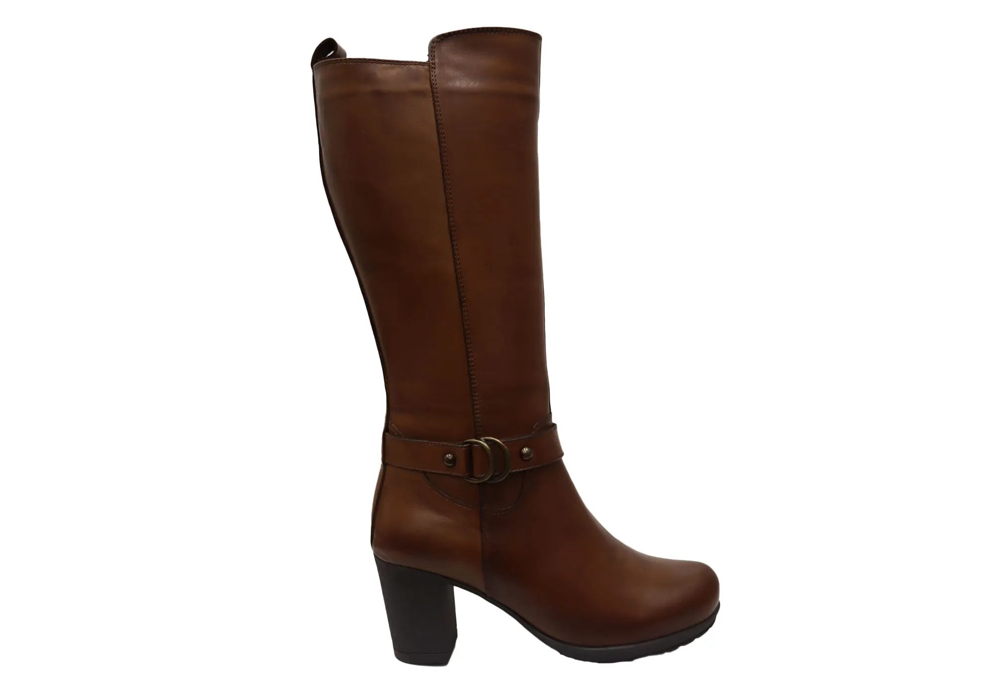 TPU Outsole Orizonte Cadby Womens European Comfortable Leather Knee High Boots