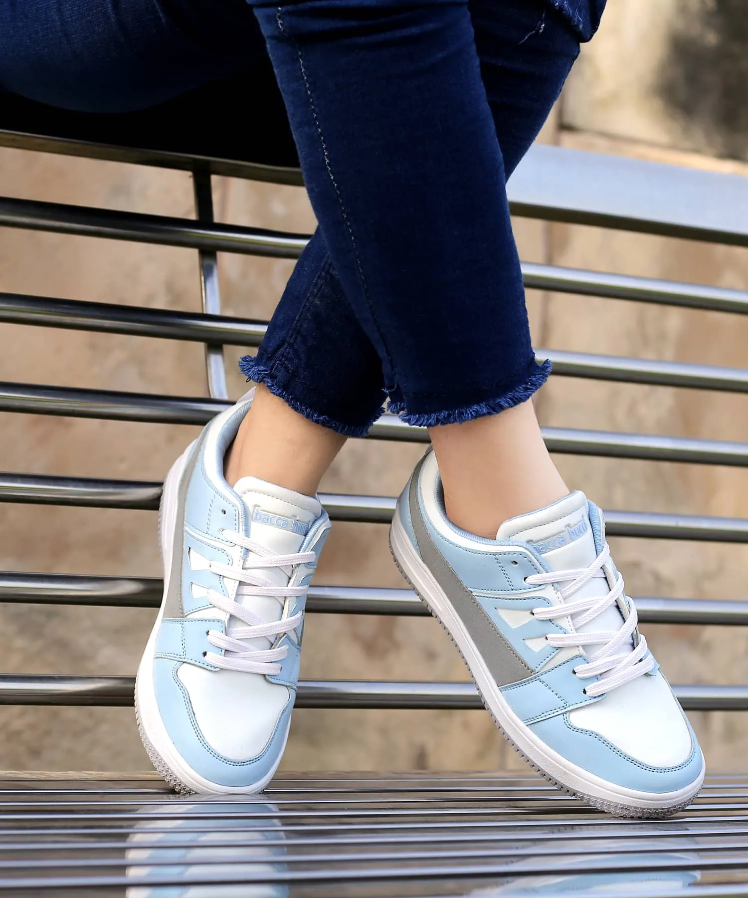 Breathable Move Bold Bacca Bucci SERENITY Low Top Flat Sole Fashion Women's Sneakers