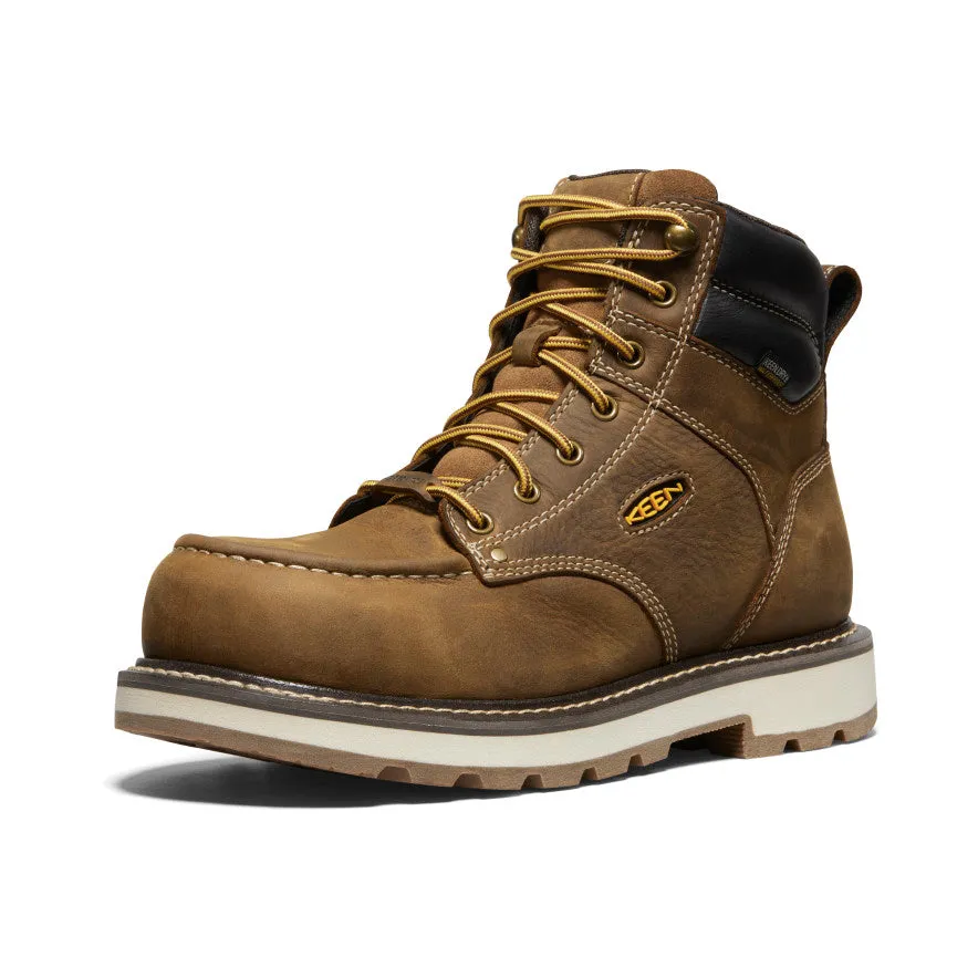 waterproof Men's Cincinnati 6" Waterproof 90?? Heel Boot (Carbon Toe)  |  Belgian/Sandshell