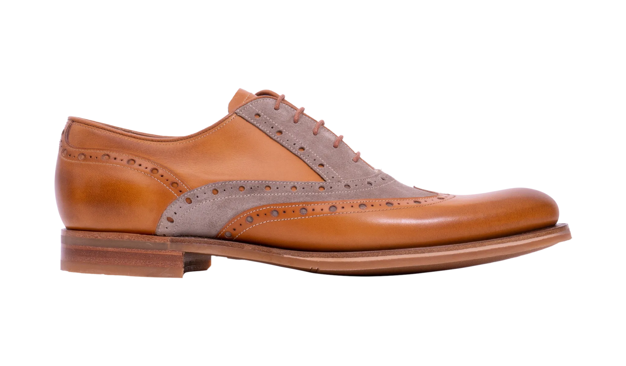 Abingdon - Cedar Calf/Parchment Suede Heel Support