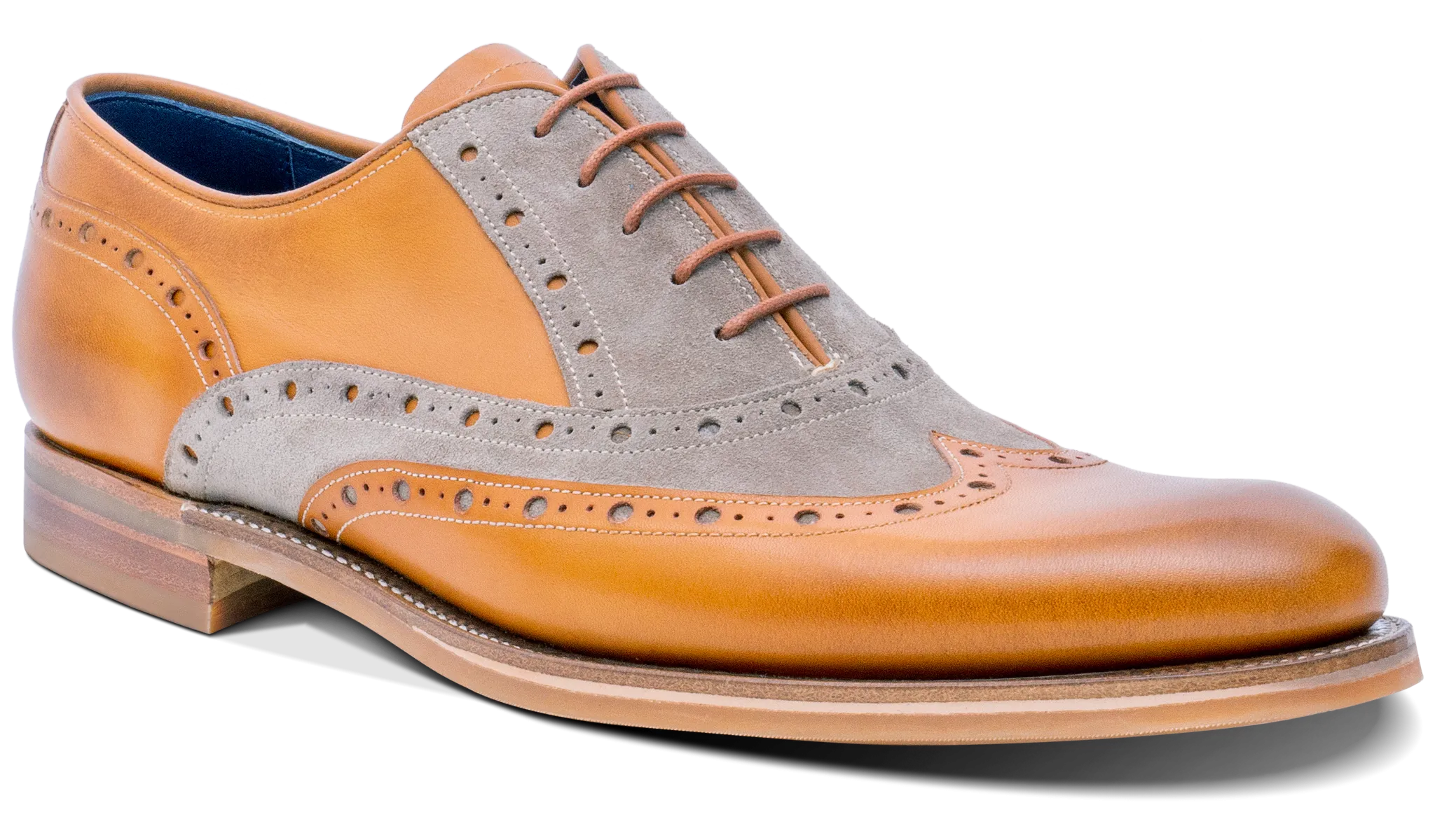 Workplan Fit Abingdon - Cedar Calf/Parchment Suede
