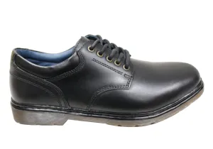 Slatters Titan Mens Comfortable Leather Lace Up Dress Shoes Suede Touch