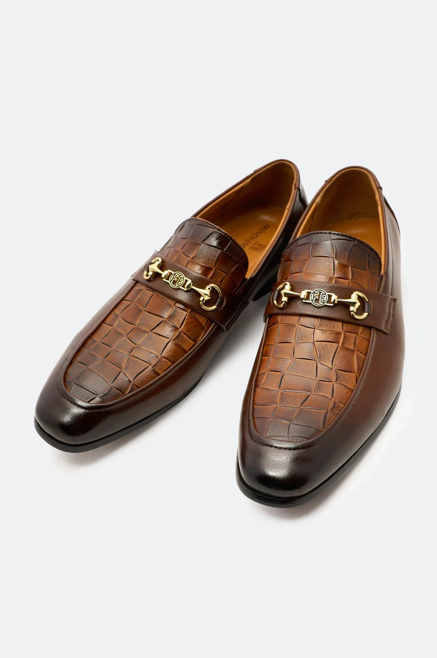 Brown Formal Mocassins Shoes Country Club