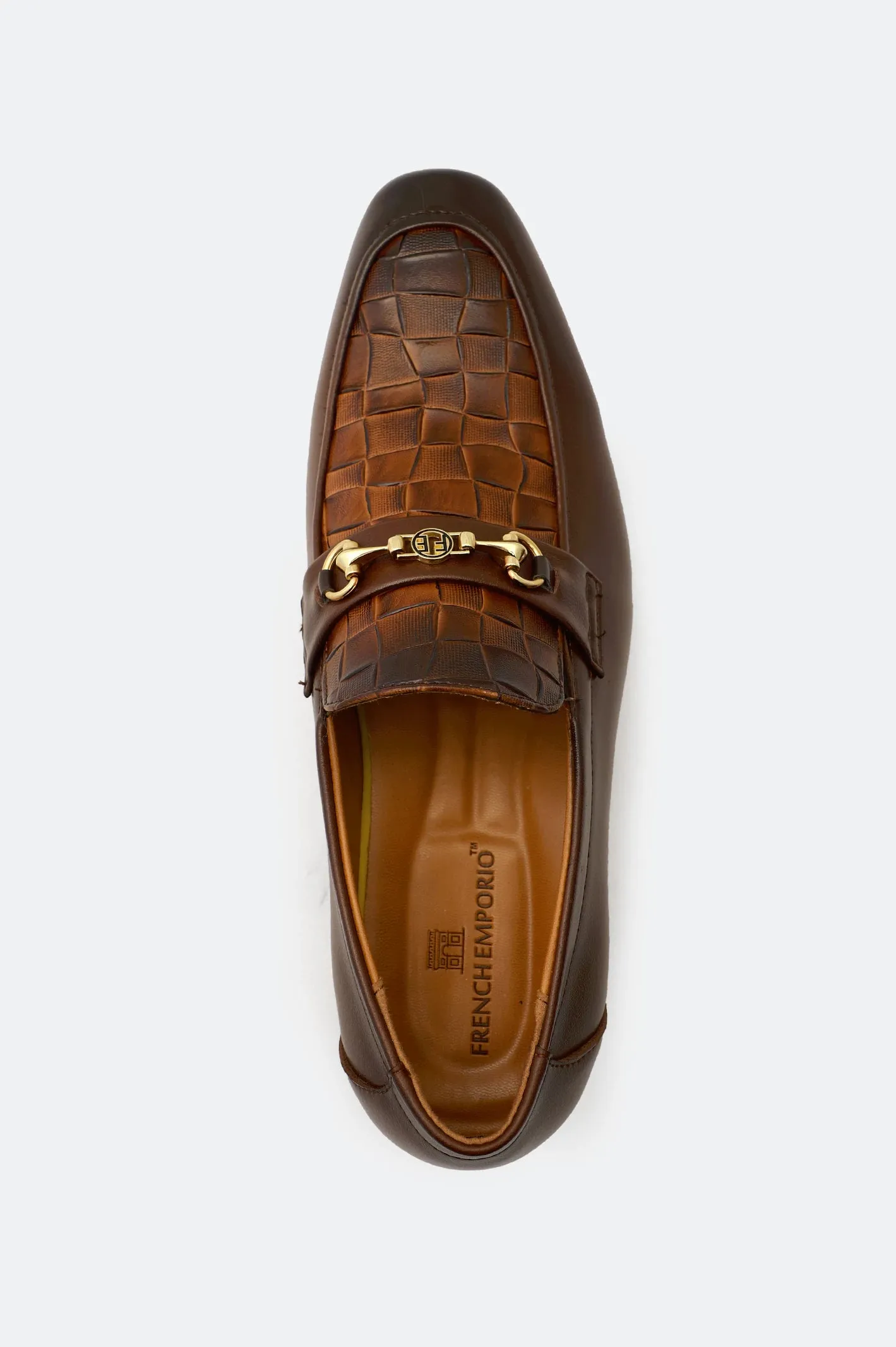 Neutral Dressing Brown Formal Mocassins Shoes