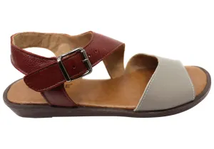 Balatore Simonne Womens Comfortable Leather Sandals Made In Brazil Flexible Fit Versatile use