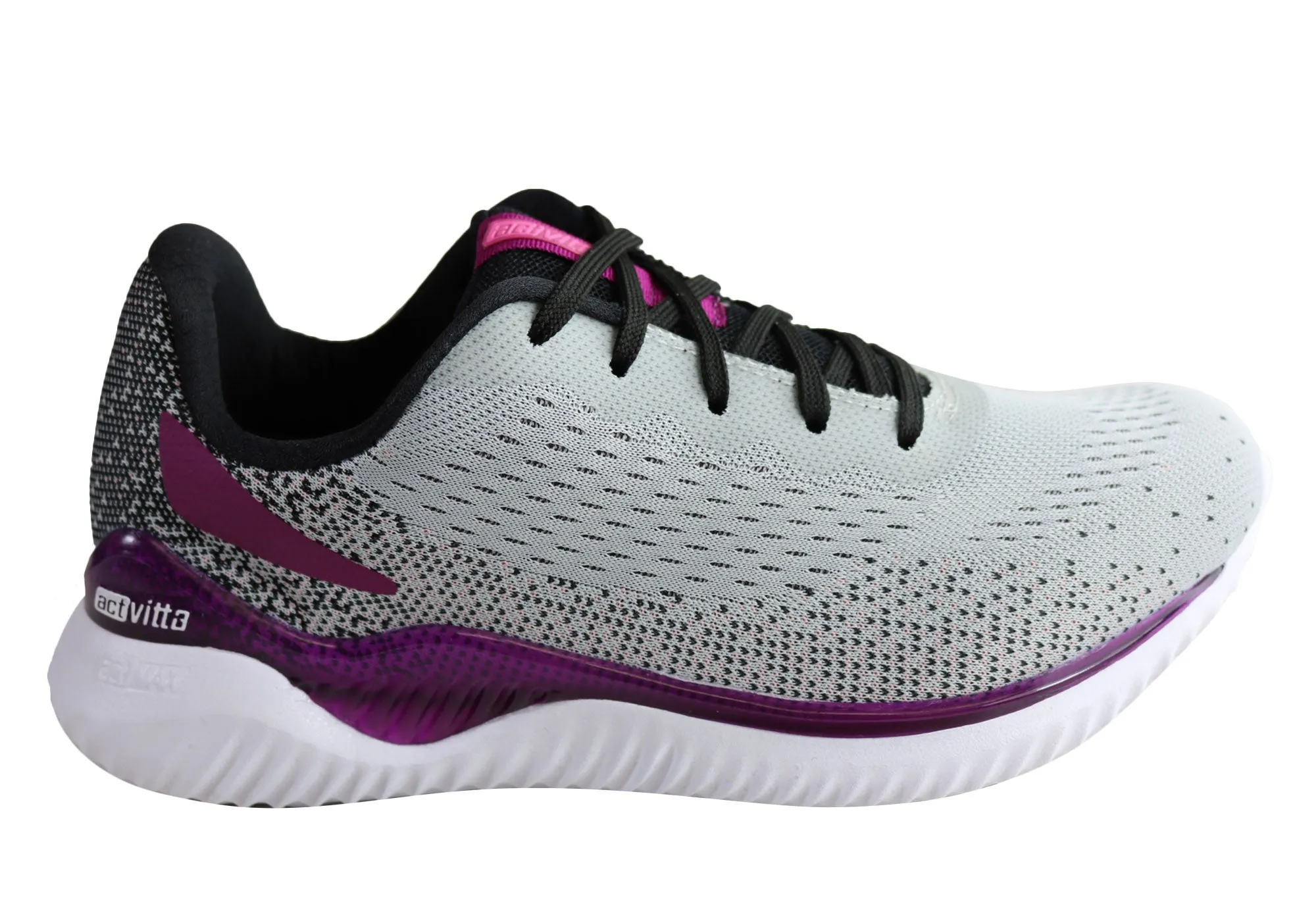 Actvitta Follow Womens Comfortable Cushioned Lace Up Active Shoes Casual Footwear