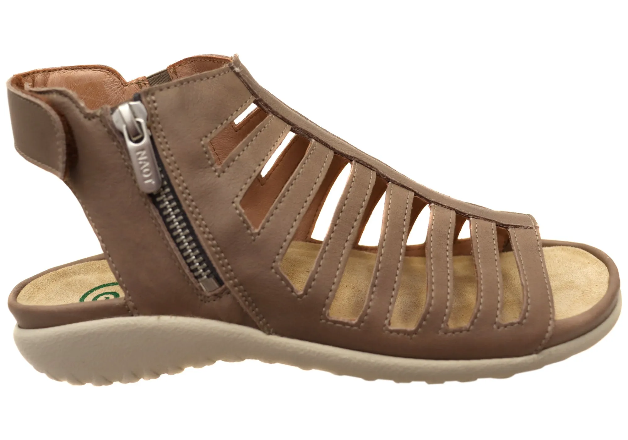 Naot Pitau Womens Leather Comfortable Orthotic Friendly Sandals Shock Absorbing Urban Go