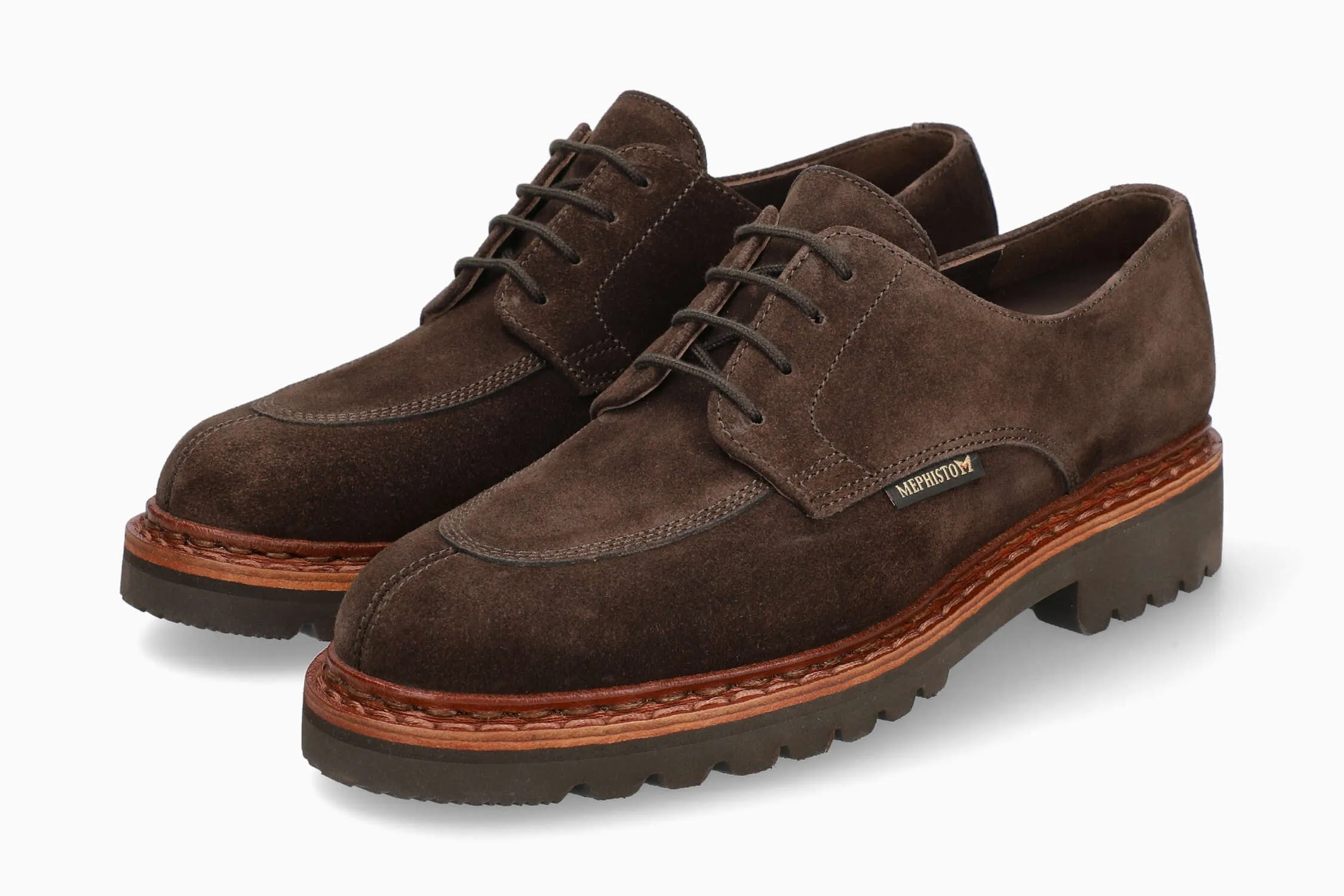 Pegasio - Dark Brown 9851 Detail Cut Slip On