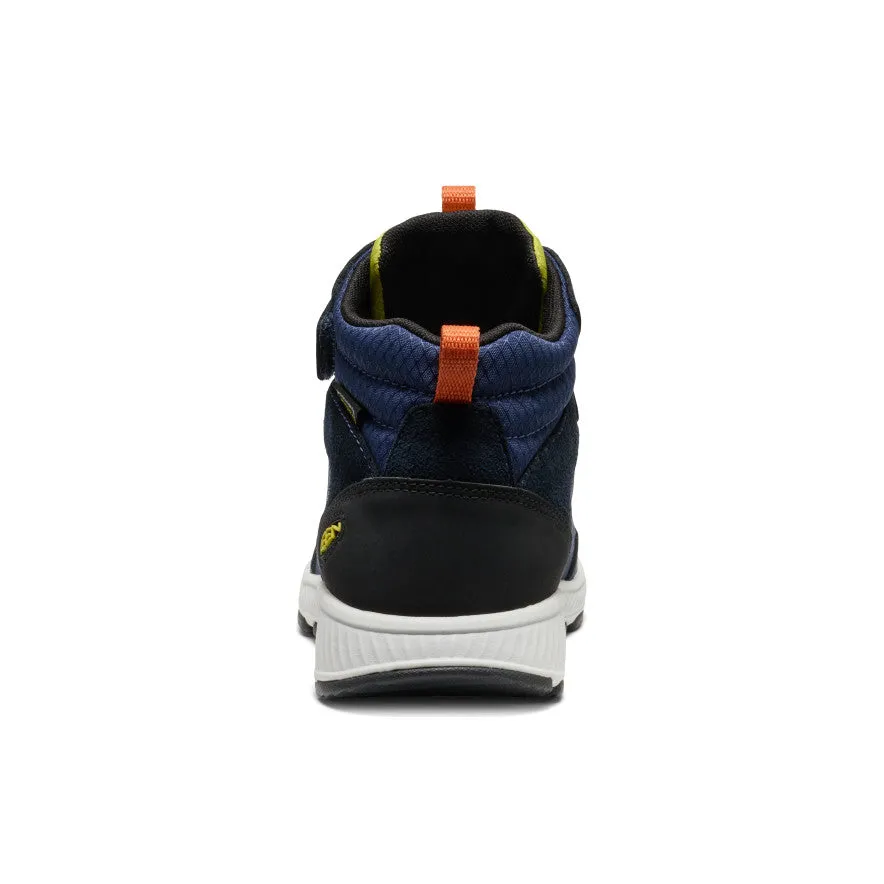 Eco Material Trail Runner Padded Interior Cold Climate Big Kids' Skua Waterproof Boot  |  Naval Academy/Rogue Green