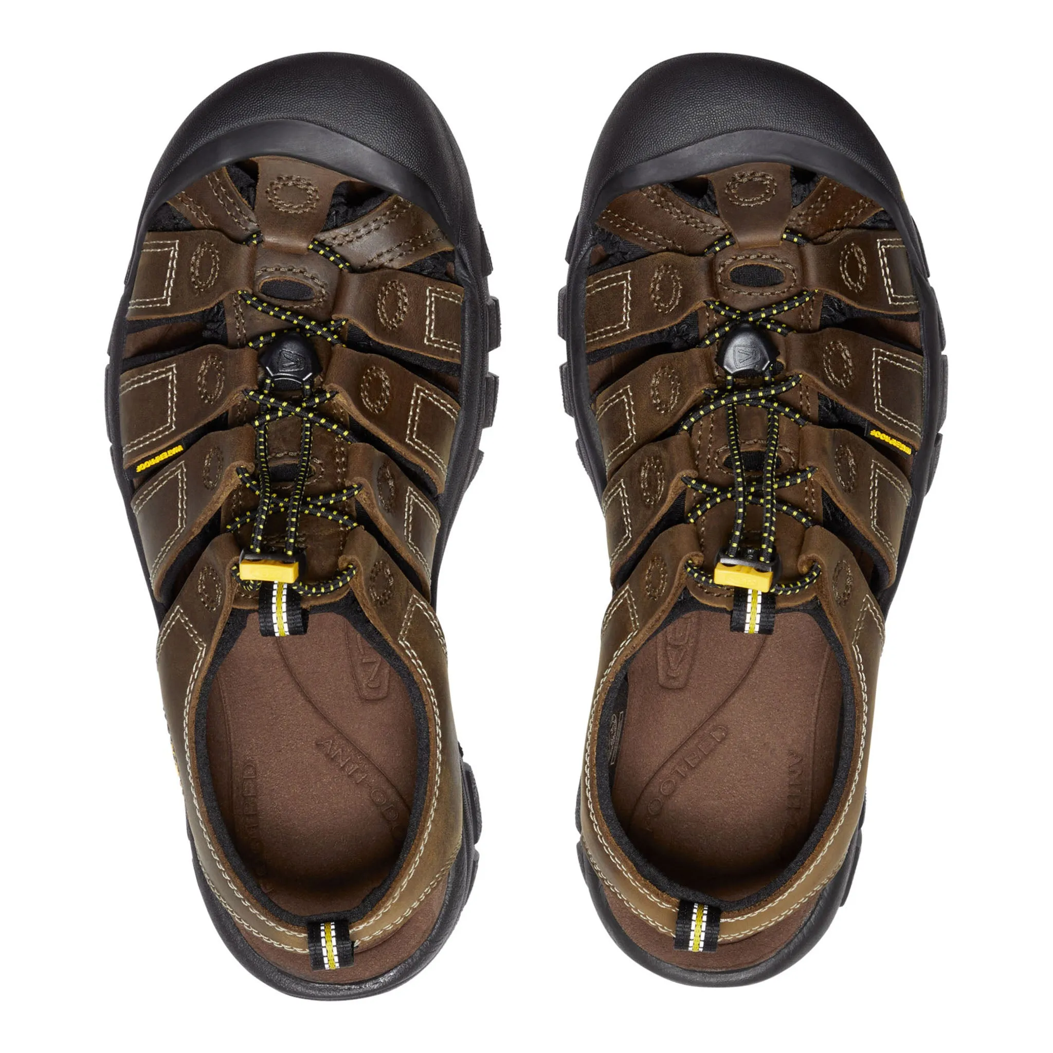 Men's Newport Leather Bison Classic Base Durable Material