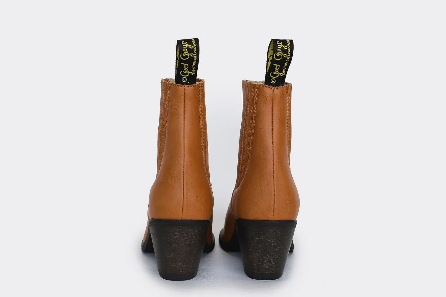 Multi Season All Weather Functional Minimalist 'Daisy' Vegan Ankle Boots by Good Guys Don't Wear Leather - honey