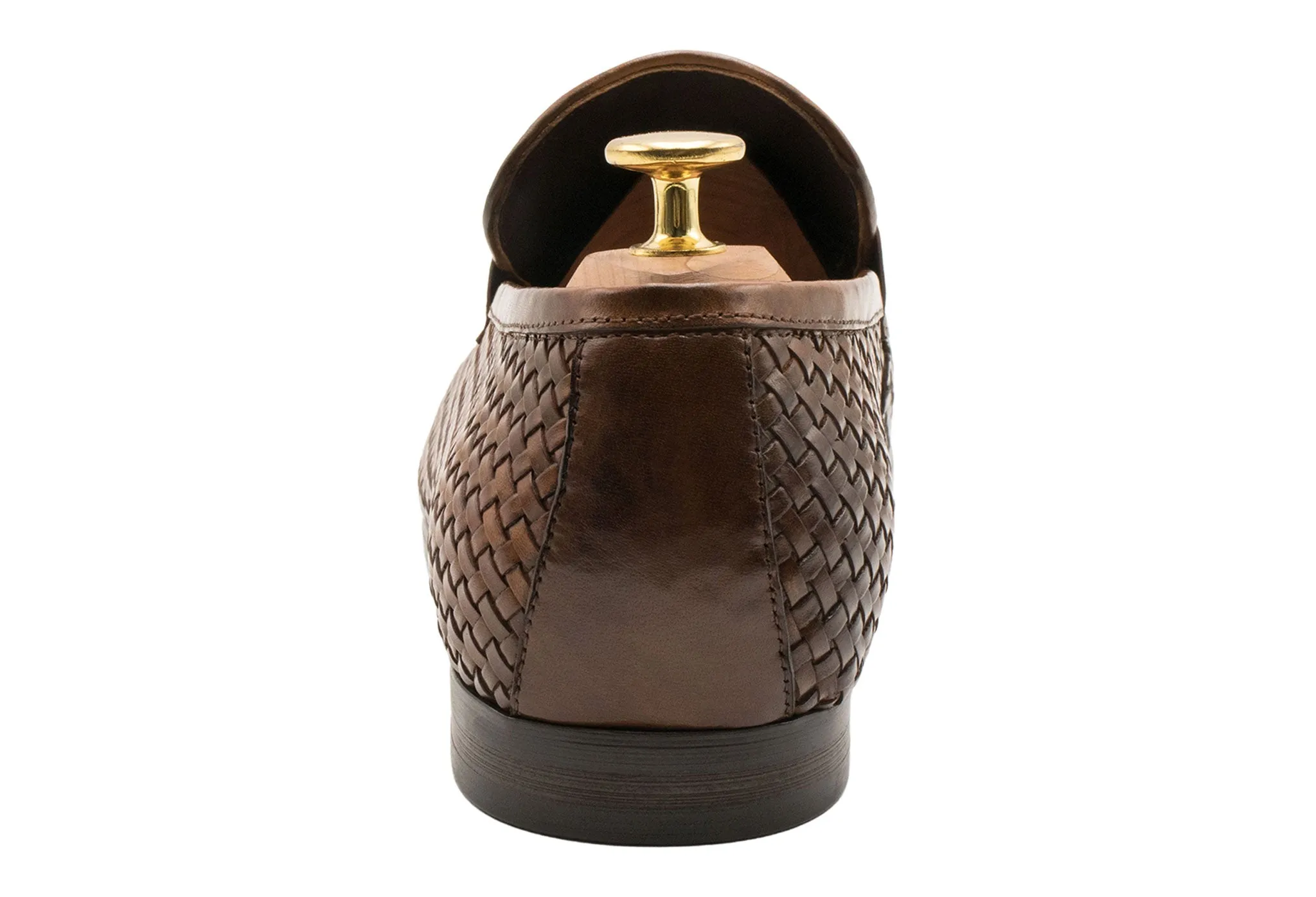 Smooth ride Pearl Shine Viejo Chestnut Penny Loafer