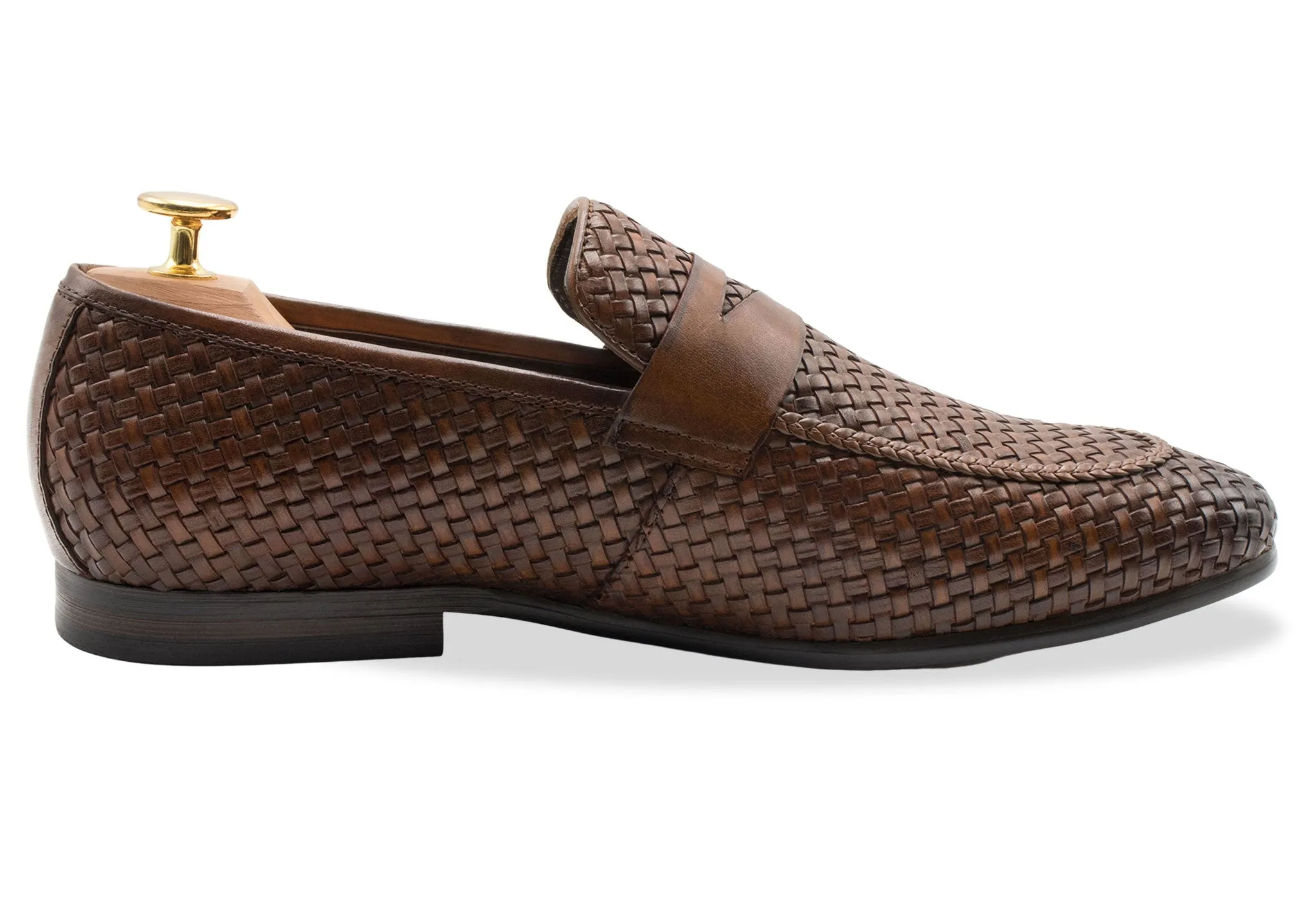 Airy Design Viejo Chestnut Penny Loafer
