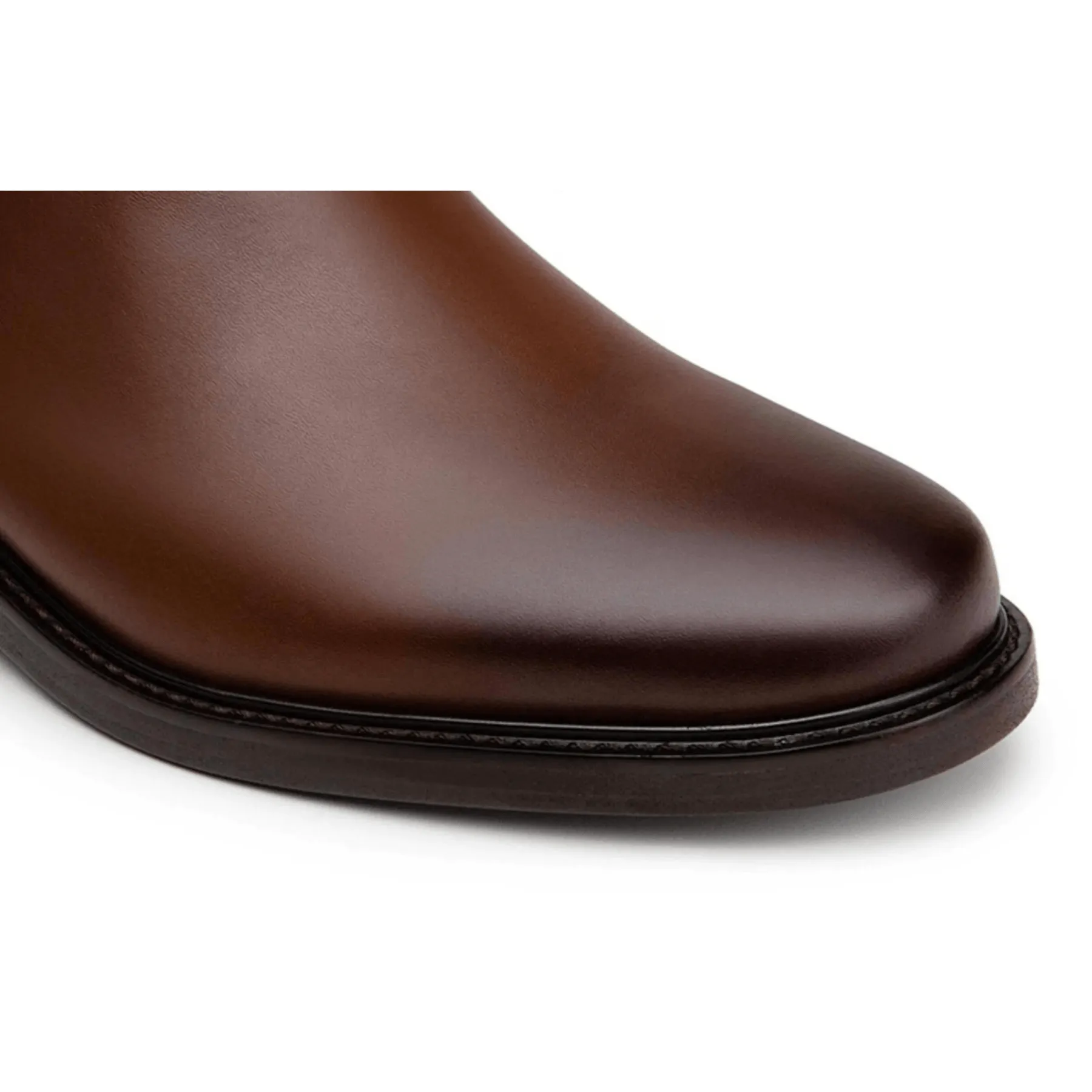 'Dylan' Unisex Chelsea vegan boots by Ahimsa - cognac slow walk