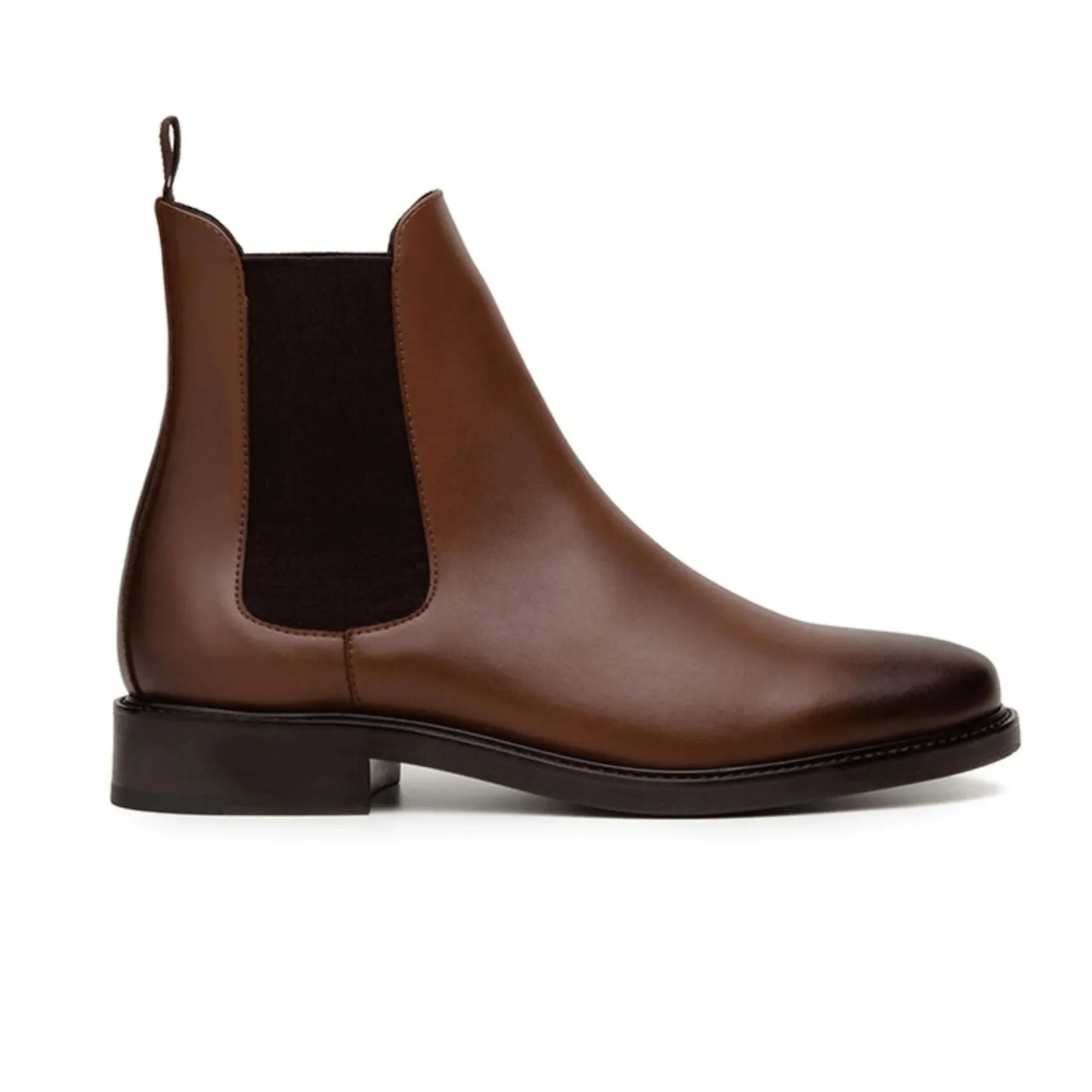 Flexible Fit Active People 'Dylan' Unisex Chelsea vegan boots by Ahimsa - cognac