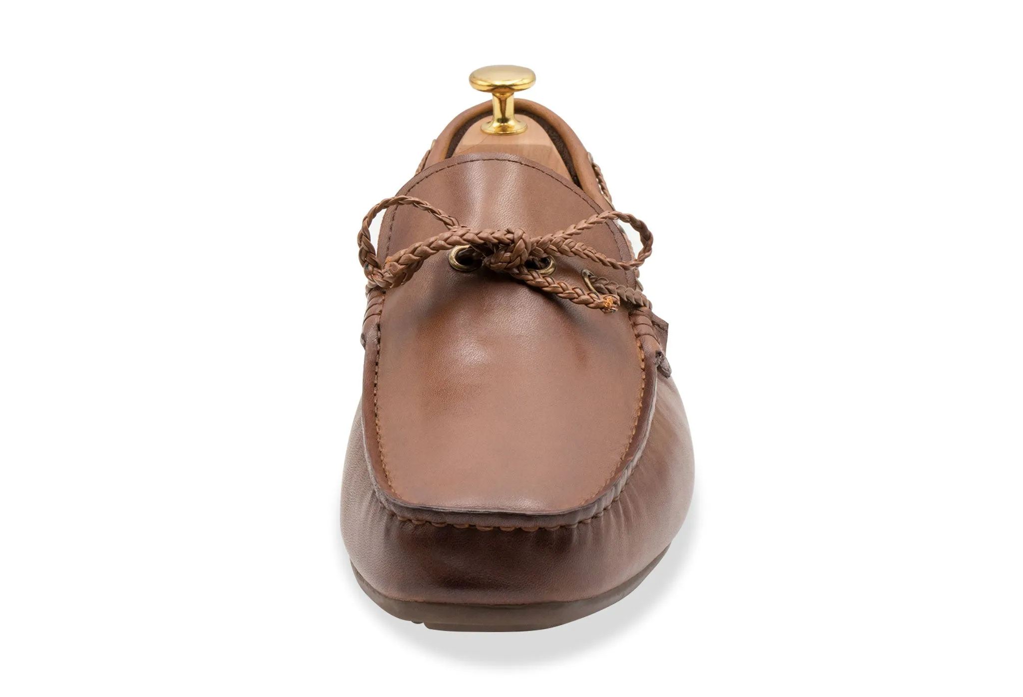 Esperanza Chestnut Moccasins Durable Build Hiking Trails Valley Run