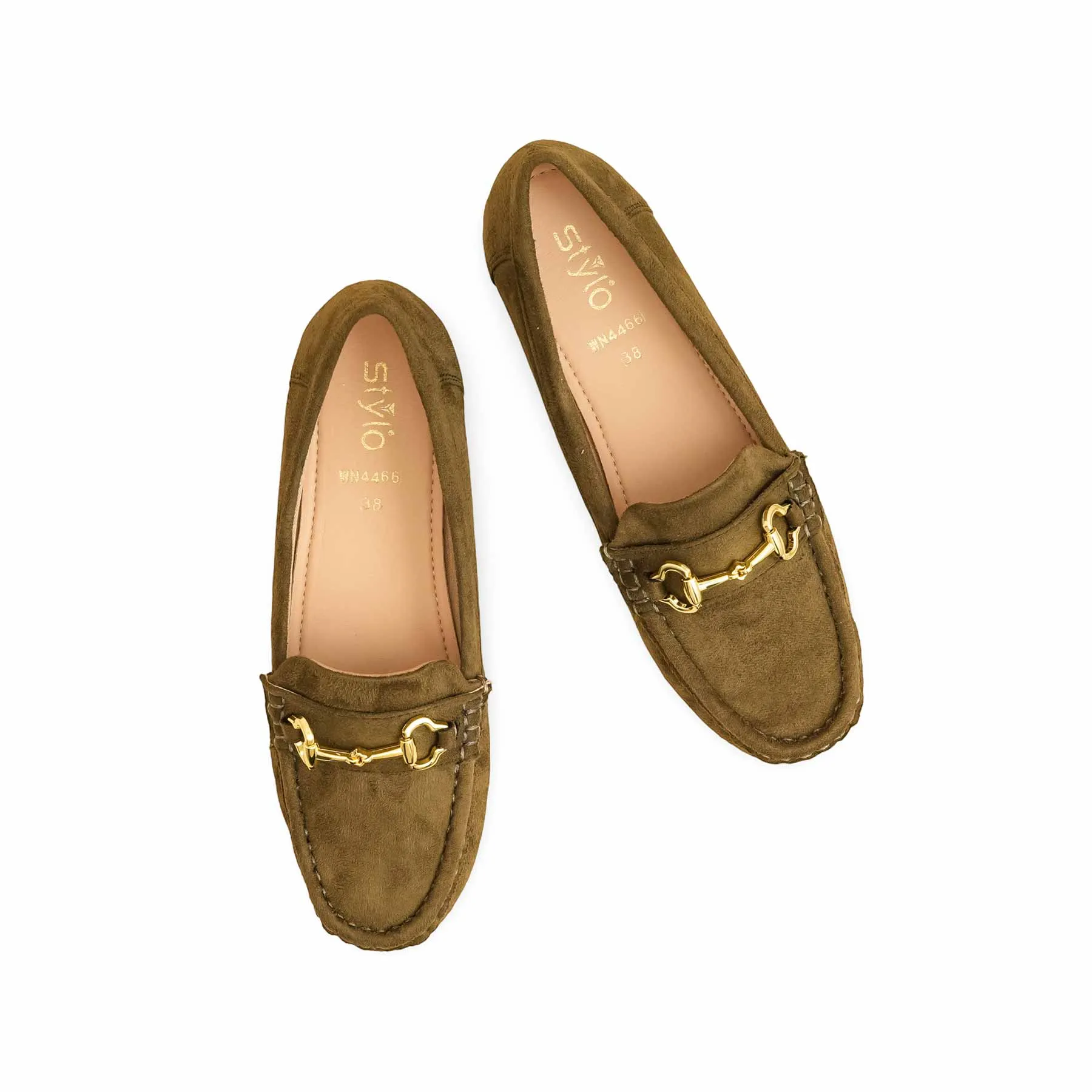 Footwear Flex Green Moccasin WN4466