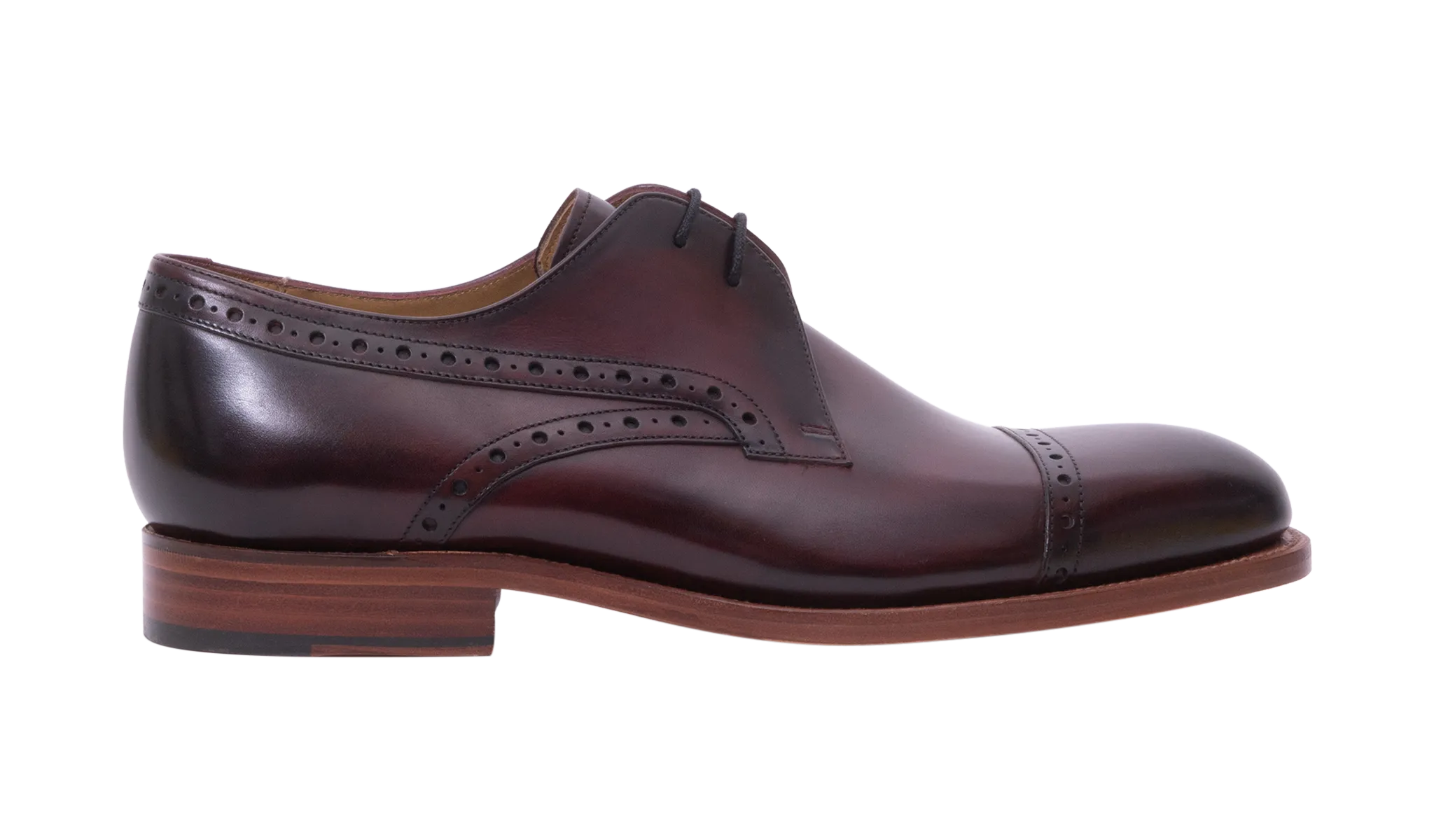 Wye - Hand Brushed Burgundy Walk Tall