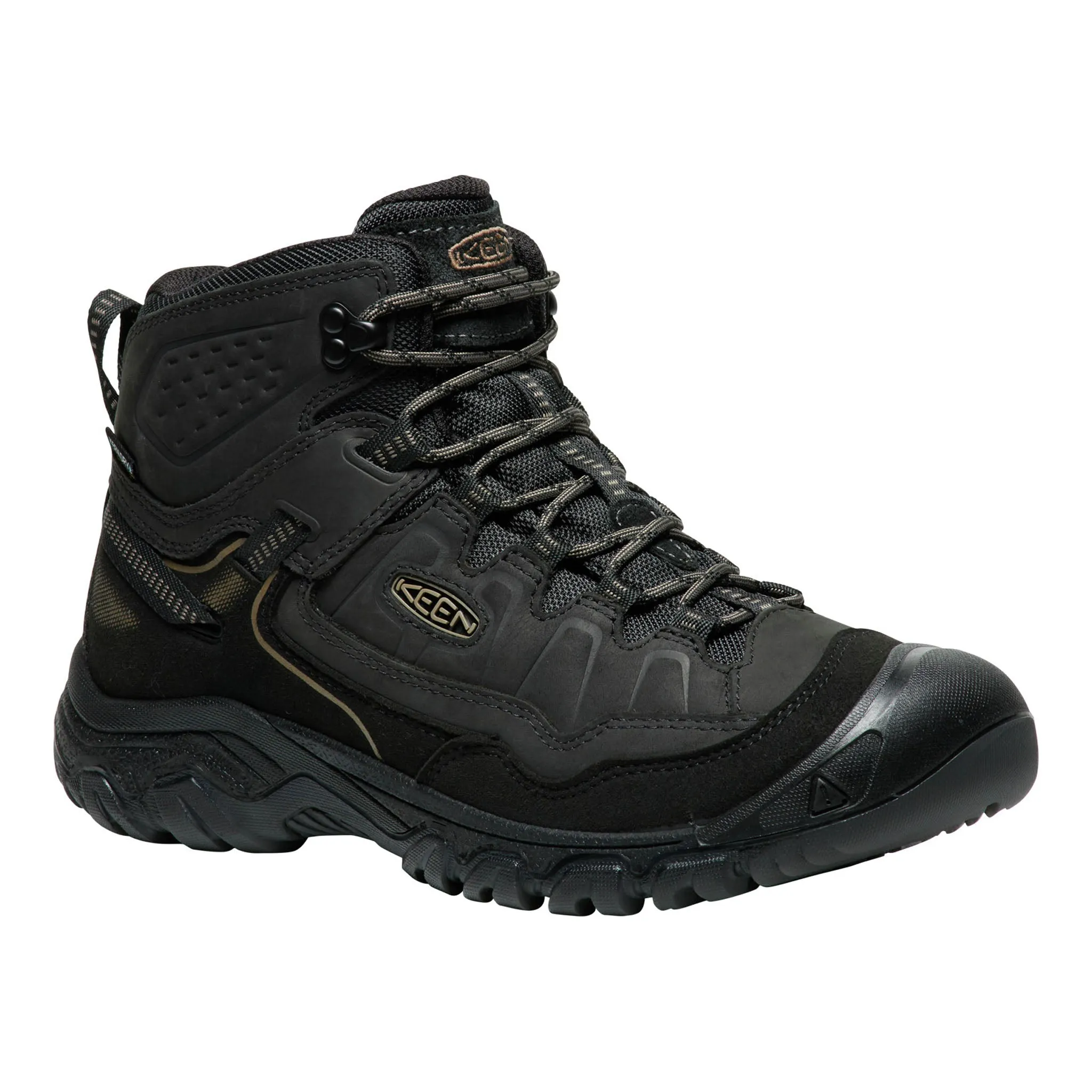 Men's Targhee IV Waterproof Hiking Boot Black/Brindle Long Move