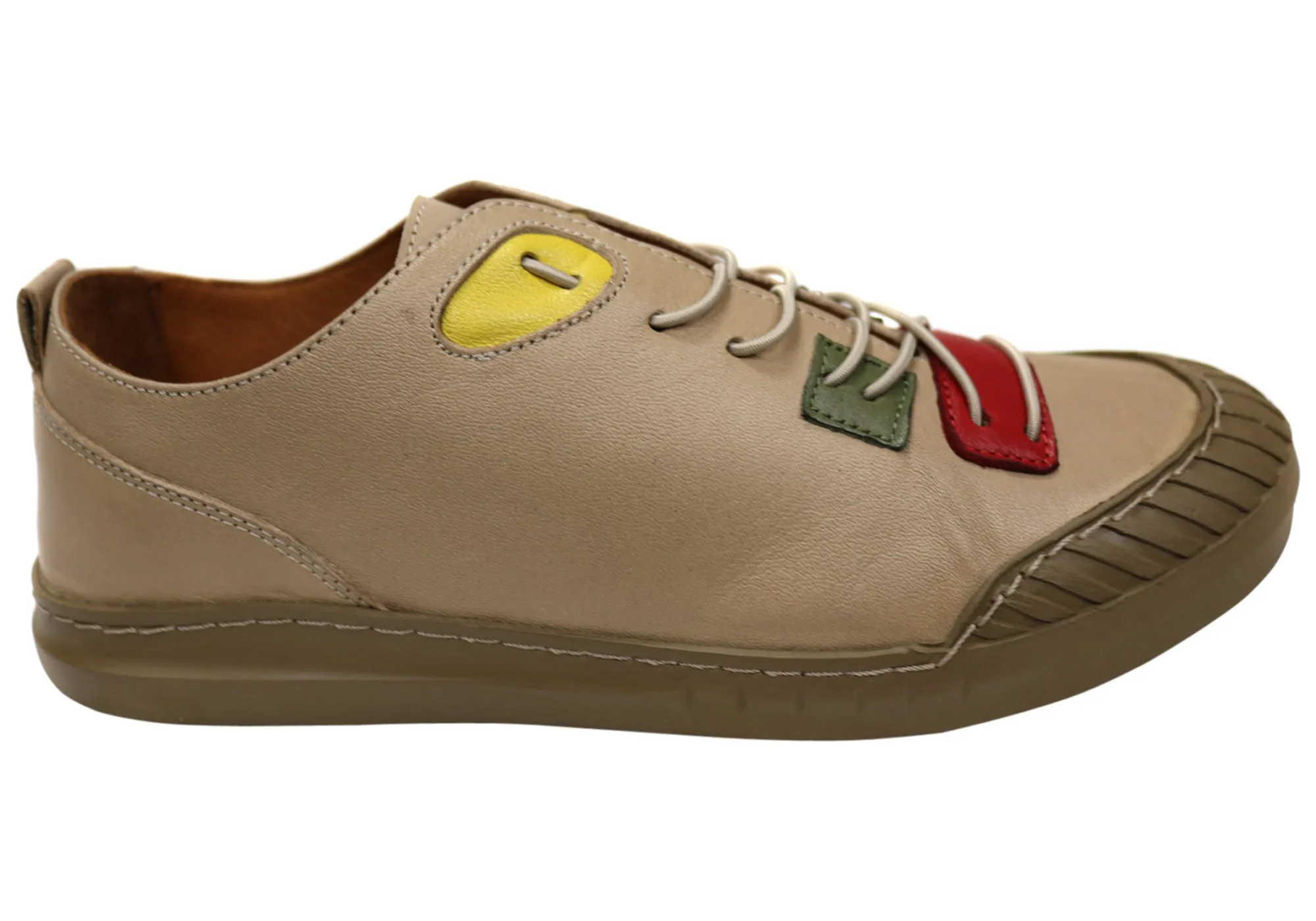 Orizonte Queenie Womens European Leather Comfortable Casual Shoes Slip Resistant Desert Run