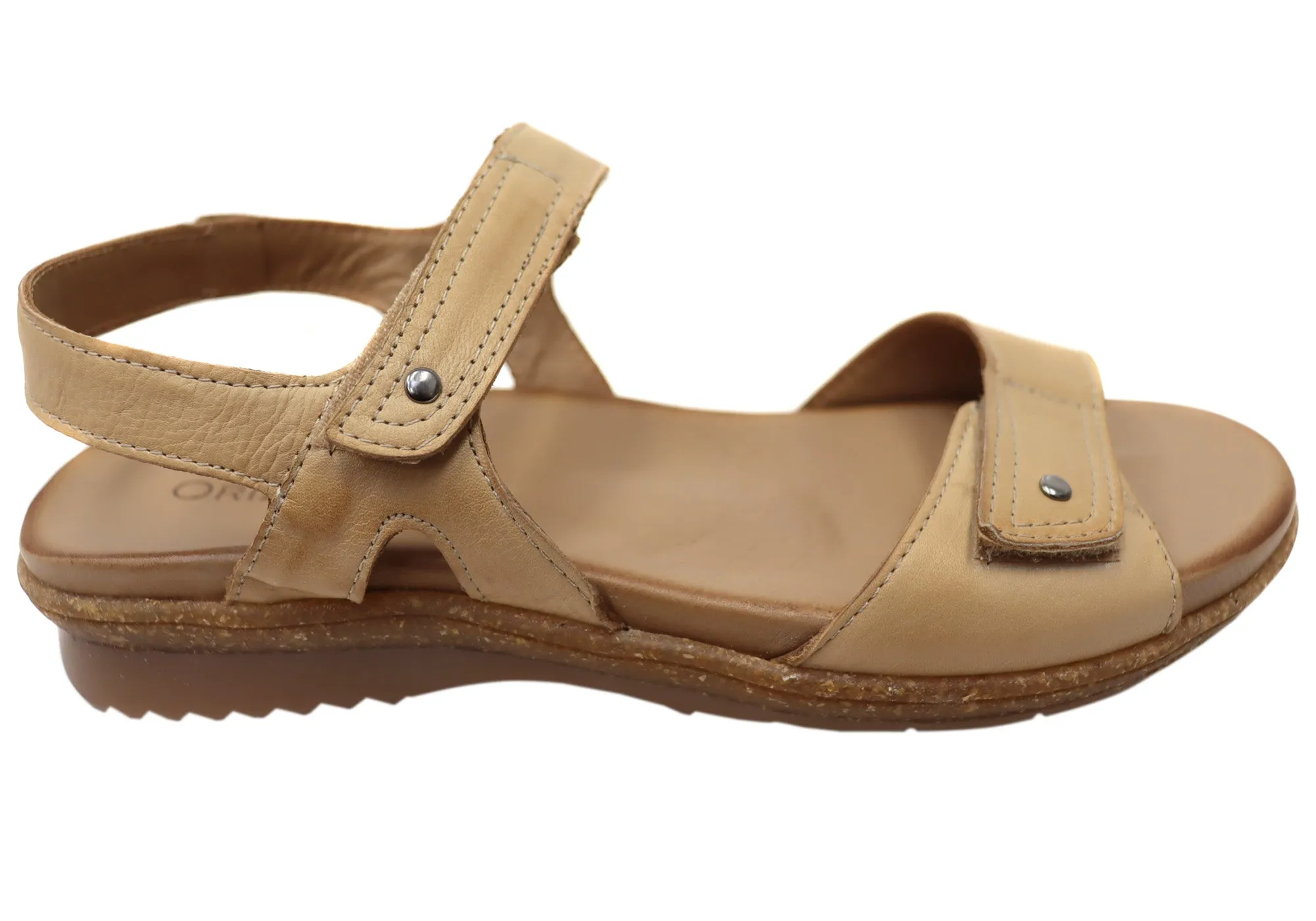 Orizonte Lorne Womens Comfortable European Leather Sandals Functional Design