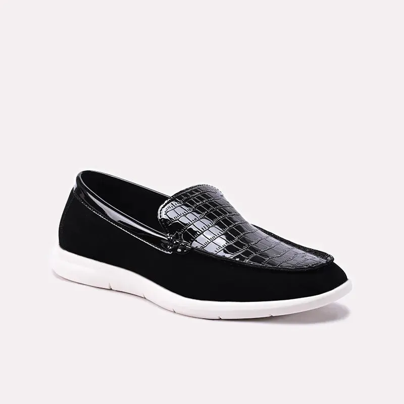 Cushioned ride Black Casual Shoes 0160570