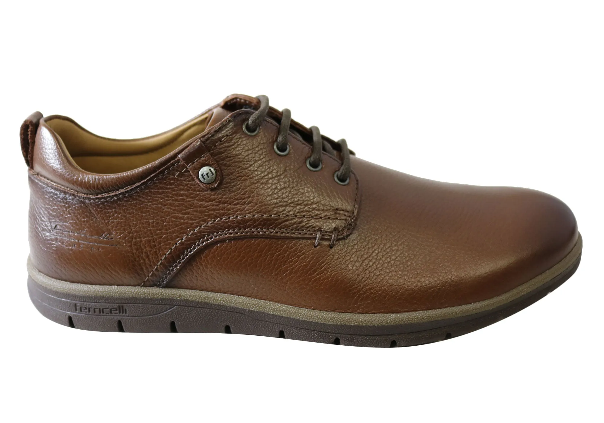 Formal Mode Ferricelli Stevie Mens Leather Dress Casual Shoes Made In Brazil
