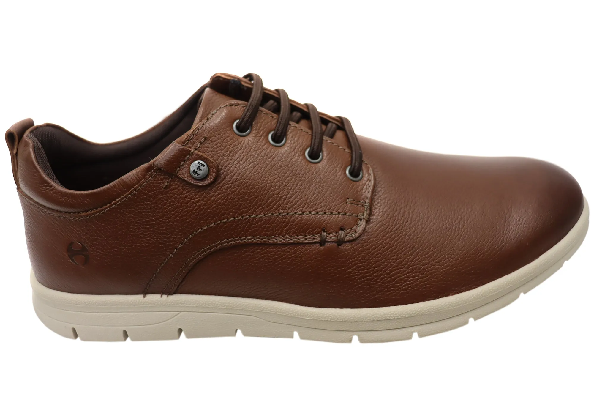 Ferricelli Stevie Mens Leather Dress Casual Shoes Made In Brazil Modern Aesthetic Ergonomic Design