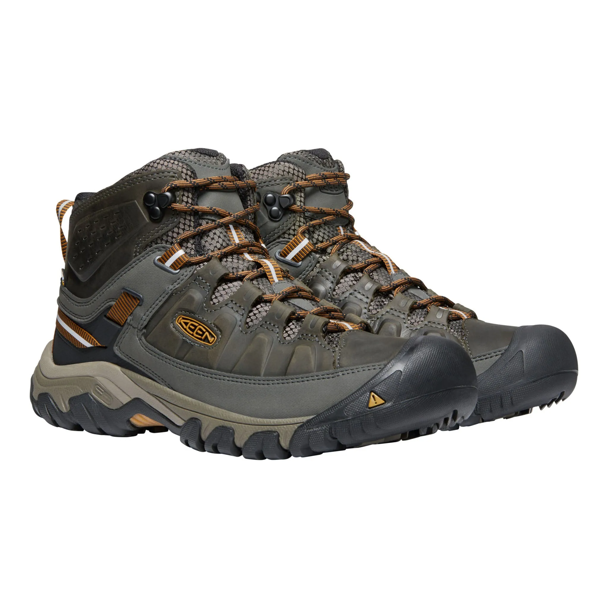 Stretch Fabric Active People Men's Targhee III Waterproof Boot Black Olive/Golden Brown