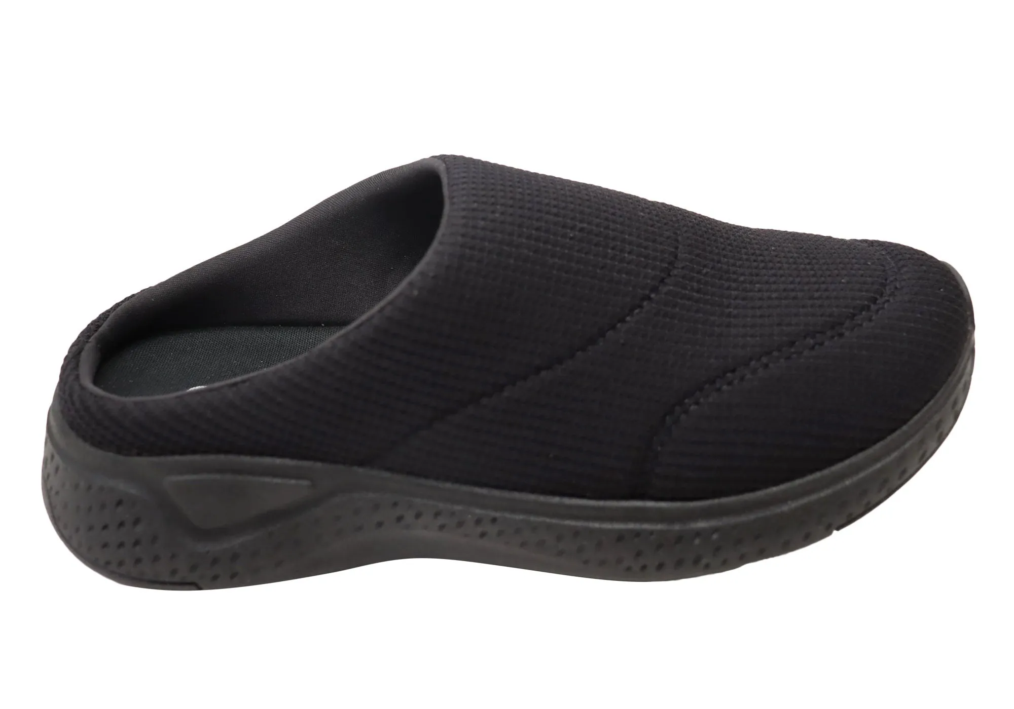 Fast Go Comfortflex Traveller Womens Comfortable Cushioned Slip On Mules Shoes