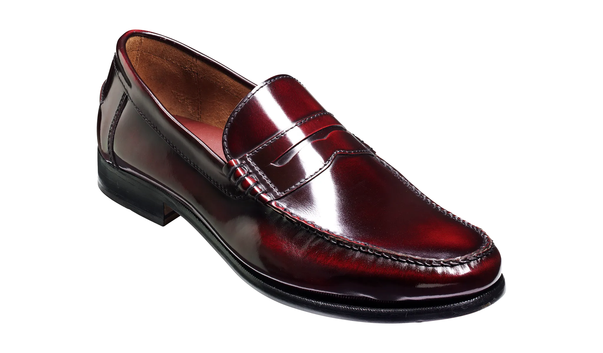 Newington - Burgundy Hi-Shine Foot Support