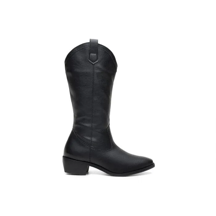 Versatile Performance Art Gallery 'Carlotta' women's pull-on bootie by Ahimsa - black