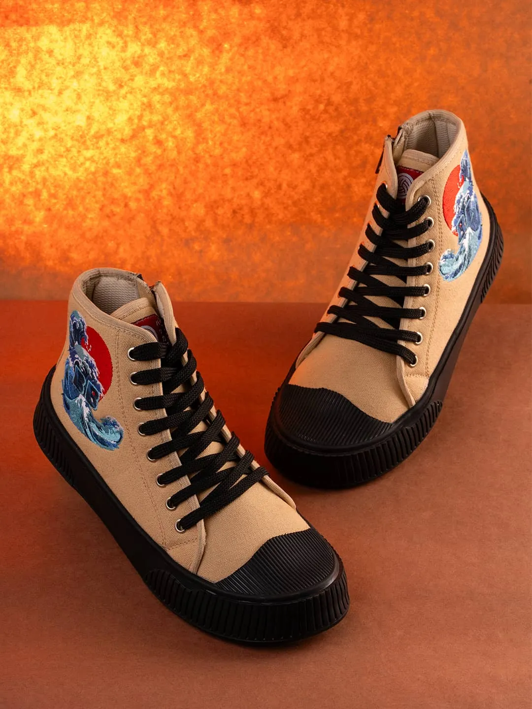Bacca Bucci Women's High-Top Sneakers - "Kawaii Kicks" Collection mesh construction Height Plus