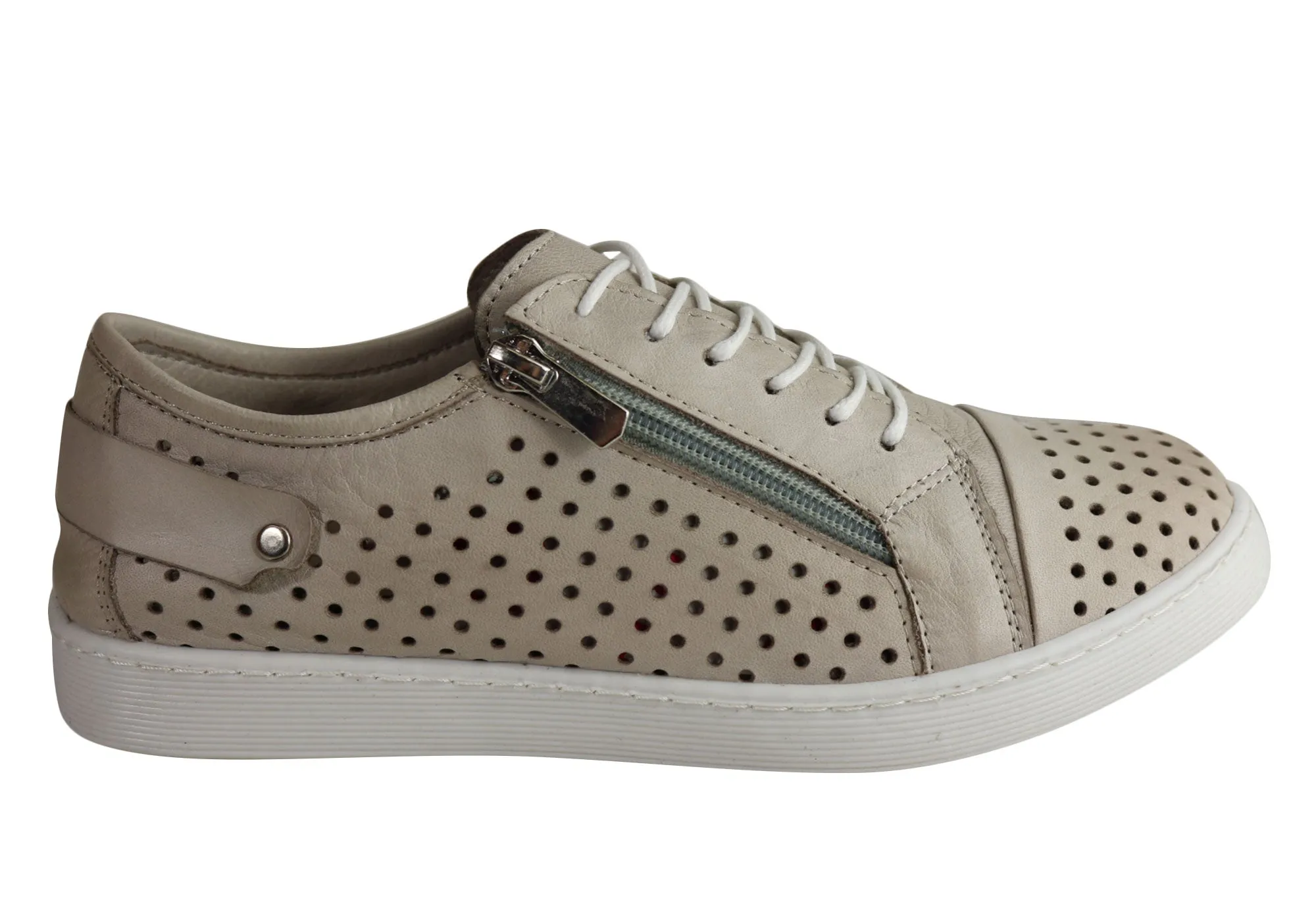 Flexible Sole Cabello Comfort EG17 Womens Leather European Leather Casual Shoes