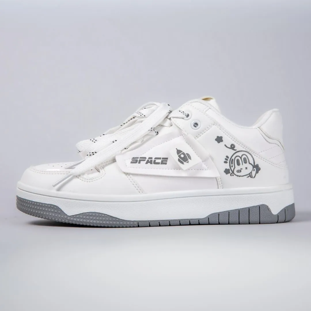 Modern Bold Out in Space Bunny Casual Sneakers - Unisex