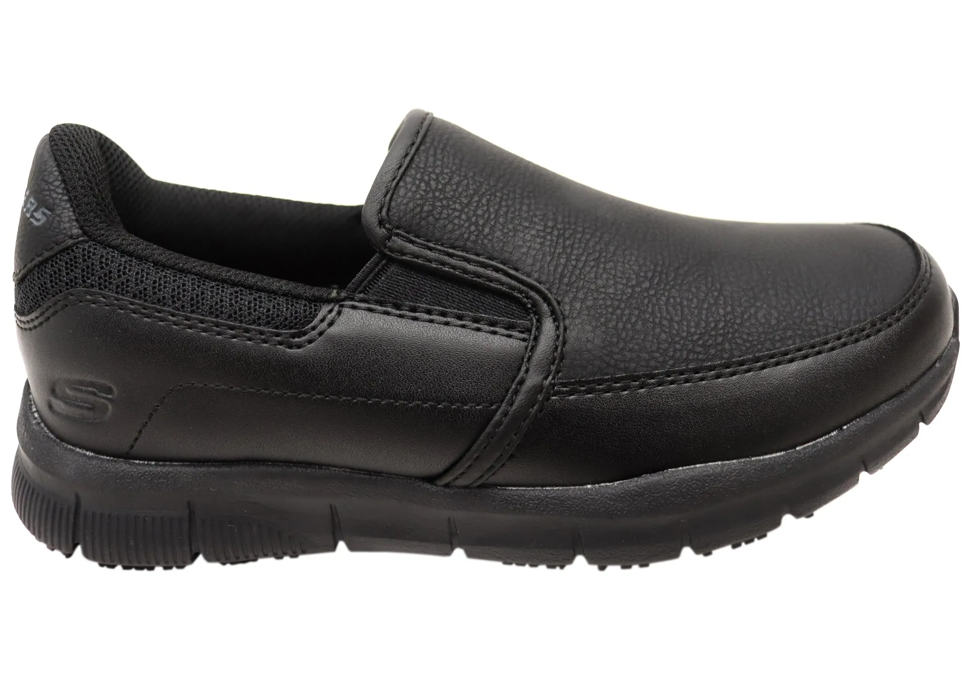 Strap Mode Skechers Womens Work Relaxed Fit Nampa Annod SR Slip Resistant Shoes