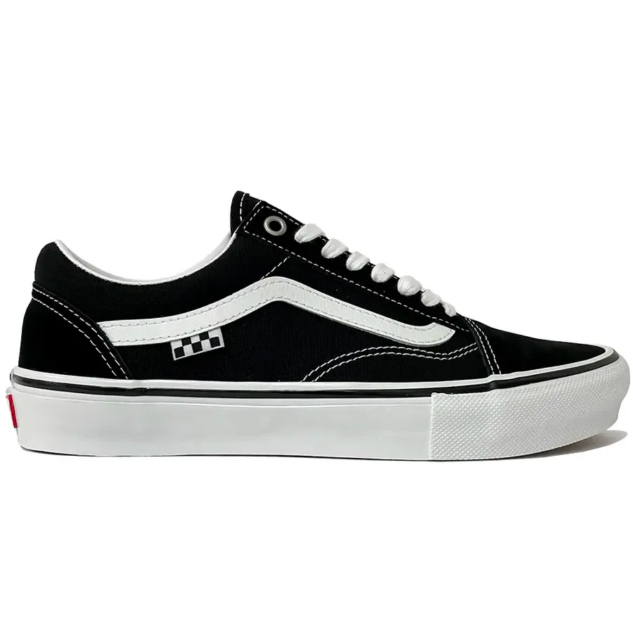 Vans Skate Old Skool Skateboarding Shoe High Step Sleek Detail