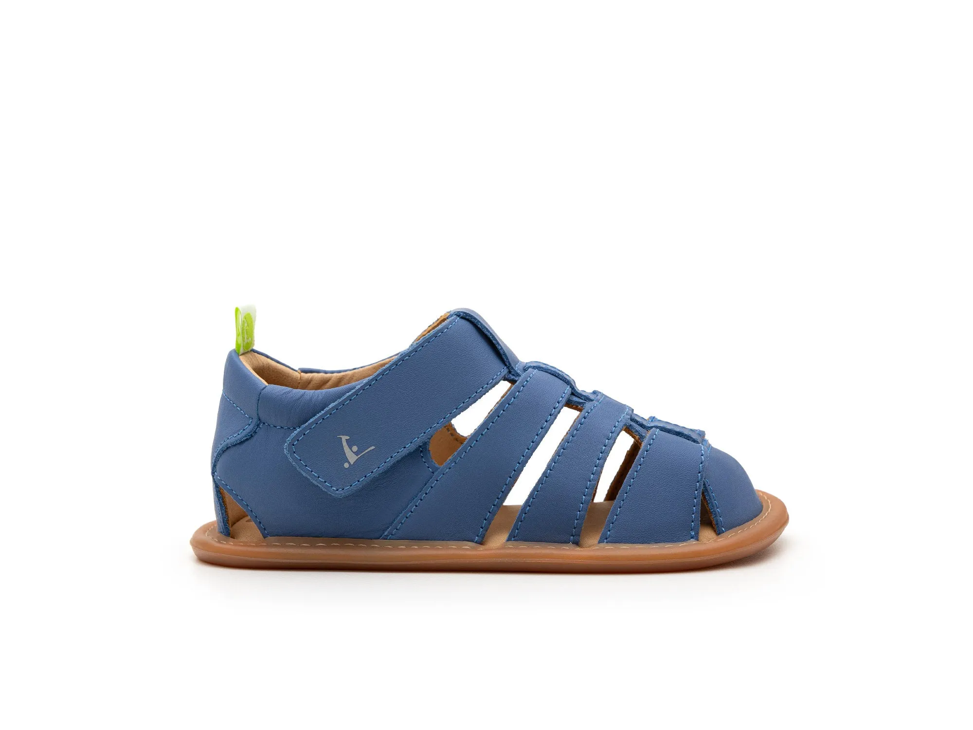 Shock Absorbing Non Slip Sole Tip Toey Joey Boy's Sandy Sandals - Blue Tang