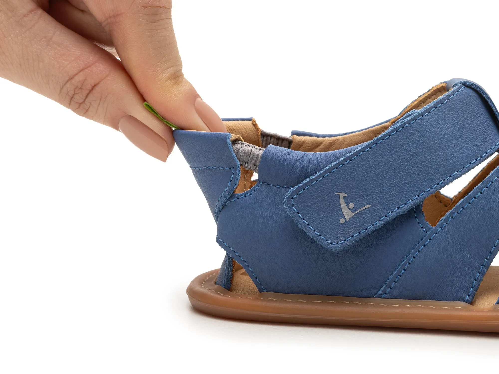 Fresh Look Chic Open-toe Shoes Tip Toey Joey Boy's Sandy Sandals - Blue Tang