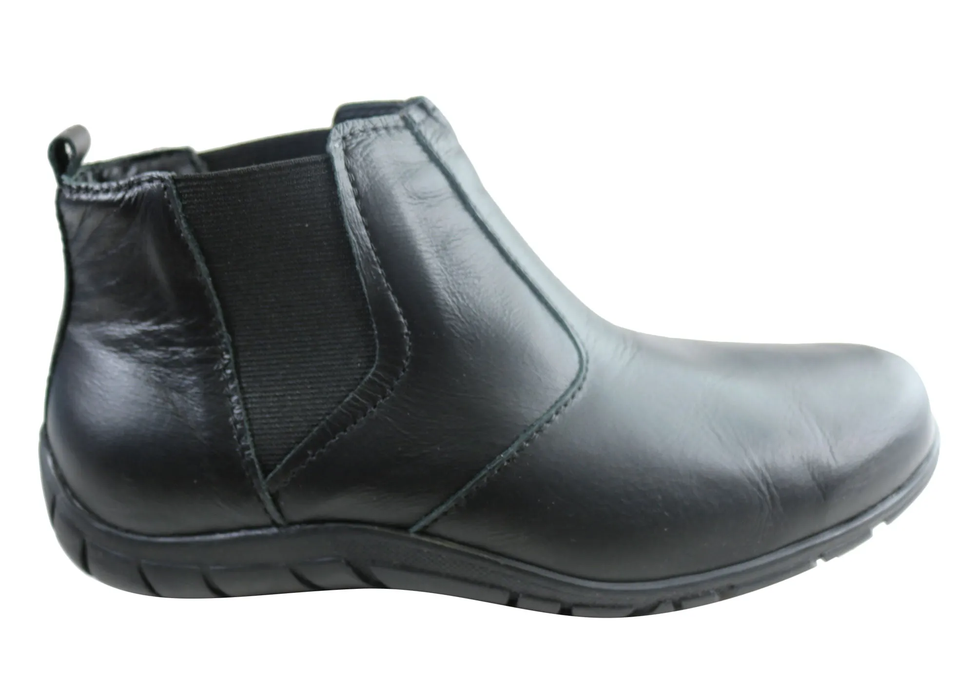 Andacco Civic Womens Leather Comfortable Ankle Boots Made In Brazil Quick Comfort