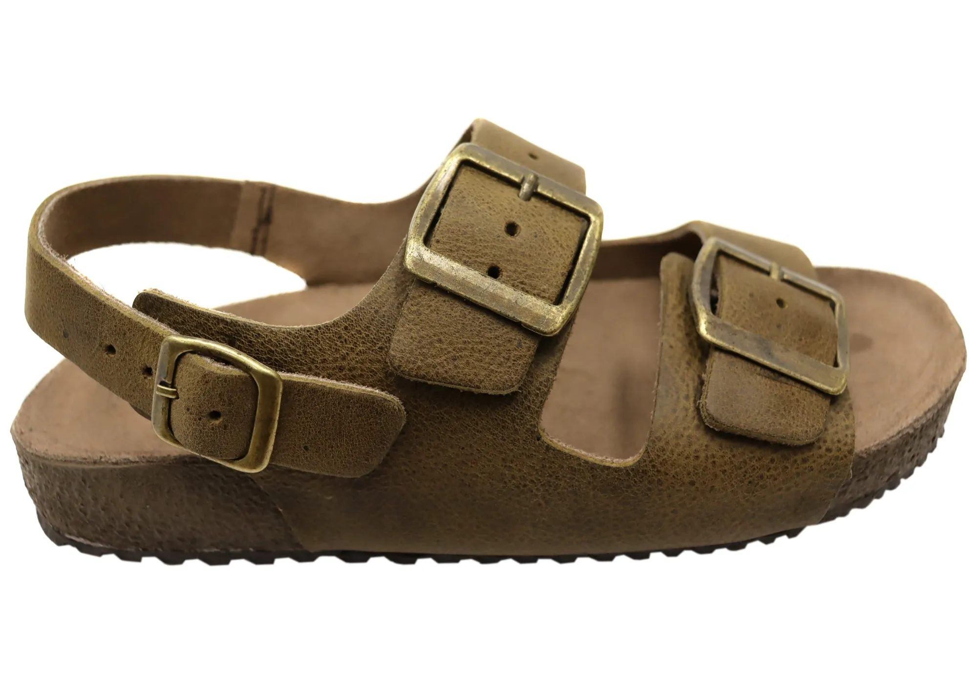Fashionable Design Via Paula Journey Womens Leather Comfortable Sandals Made in Brazil