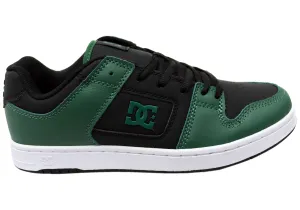 Errand Mode All Season DC Shoes Mens Manteca 4 Comfortable Leather Shoes Black Forest